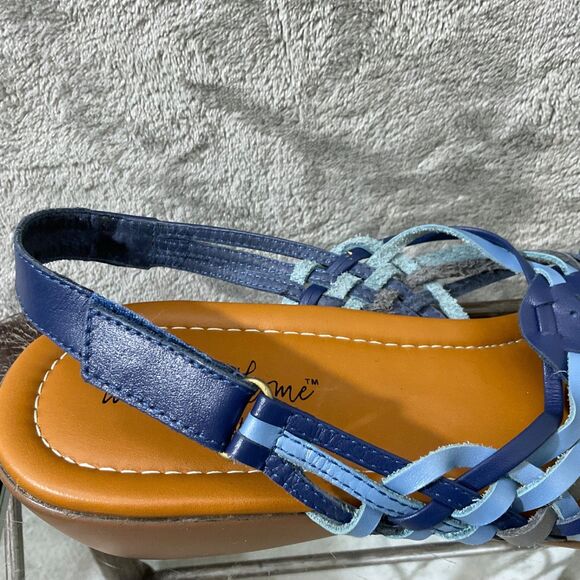 Coldwater Creek Wedge Sandals women’s size 11 Blue walk with me - Picture 8 of 12